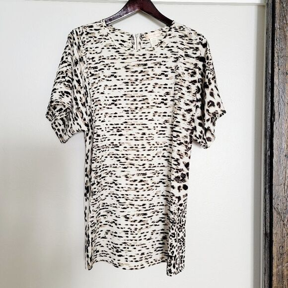 UO Band if Gypsies tunic top shirt dress leopard cheetah animal print small - Picture 1 of 10